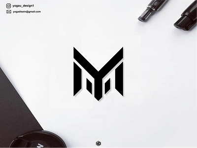 YM MONOGRAM LOGO CONCEPT brand design brand logo brand mark branding clothing design graphic design lettering logo logo awesome monogram motion graphics symbol top design top logo united states