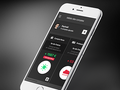 Bank App concept design app bank cards concept design ios9 list mobile ui ux webdesign