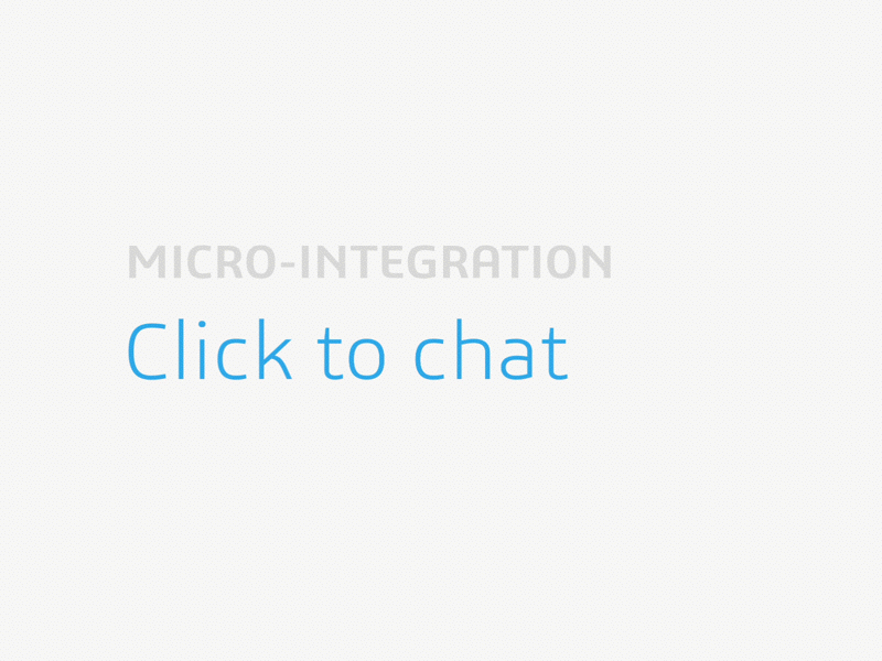 Simple click to chat animations app chat click design interaction messenger motion navigation ui web