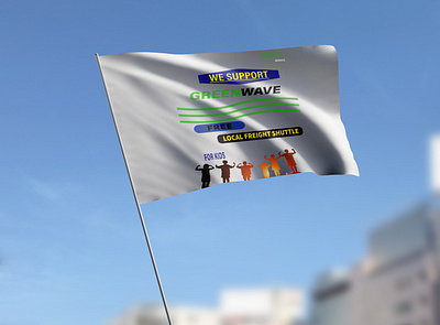 Advertising flyer flag design graphic design motion graphics