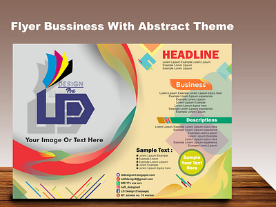 Abstract Flyer Bussiness Design