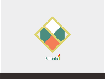 Patriots 1 logo design 3d brand branding design design idea flat flatdesign flatlogo graphic design logo motion graphics vector
