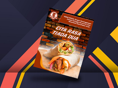 Flyer Kebab Promotion branding design design brochure design idea flyer food graphic design logo product vector