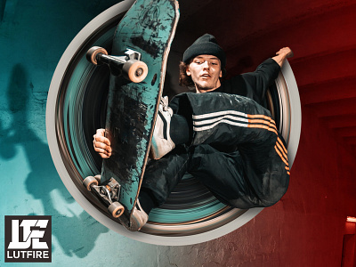 Skateboy branding design design idea graphic design illustration image logo manipulation photoshop retouch