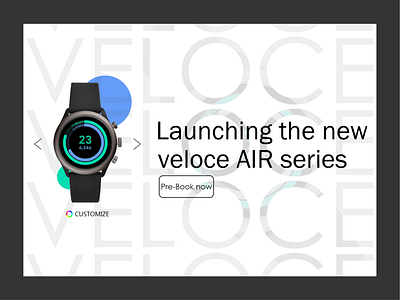 Veloce watch original design