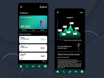 Payquick, a banking app
