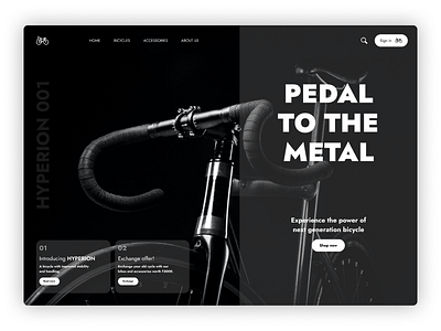 Bike website design