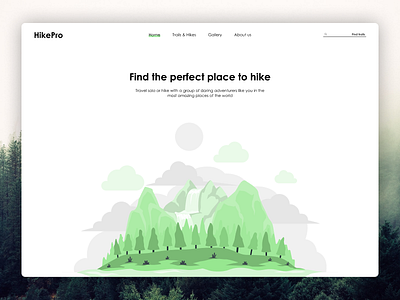 HikePro website to find trails for hiking