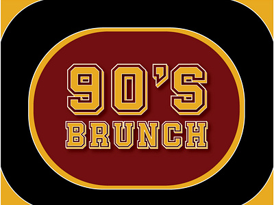 90's Brunch Logo Design