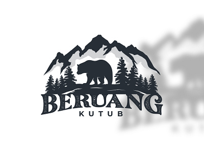 Polar Bears bears design illustration logo logodesign mountain vintage