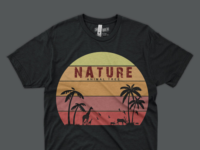 Nature T-Shirt Design animal animal t shirt design block t shirt design creative t shirt design design graphic design illustration luxury t shirt design nature t shirt design new t shirt design t shirt t shirt design