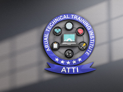 ATTI Logo business logo creative logo design graphic design illustration logo logo design luxury logo new logo vector