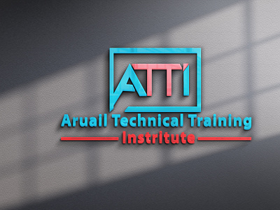 ATTi Logo atti logo costom logo creative logo graphic design illustration logo