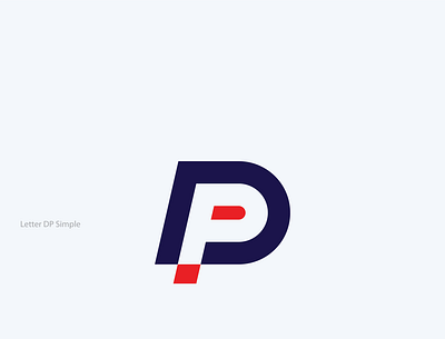 Letter DP Logo design graphic design illustration letter dp logo logo dp simple