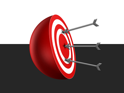 Target 3d animation arrow design graphic design illustration motion graphics powerpoint presentation template