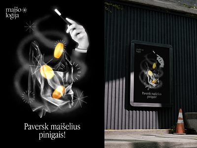 Maišologija poster branding design graphic design illustra illustration lithuania logo poster