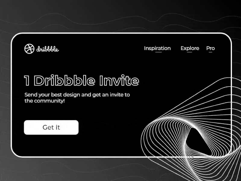 Dribbble Invitation