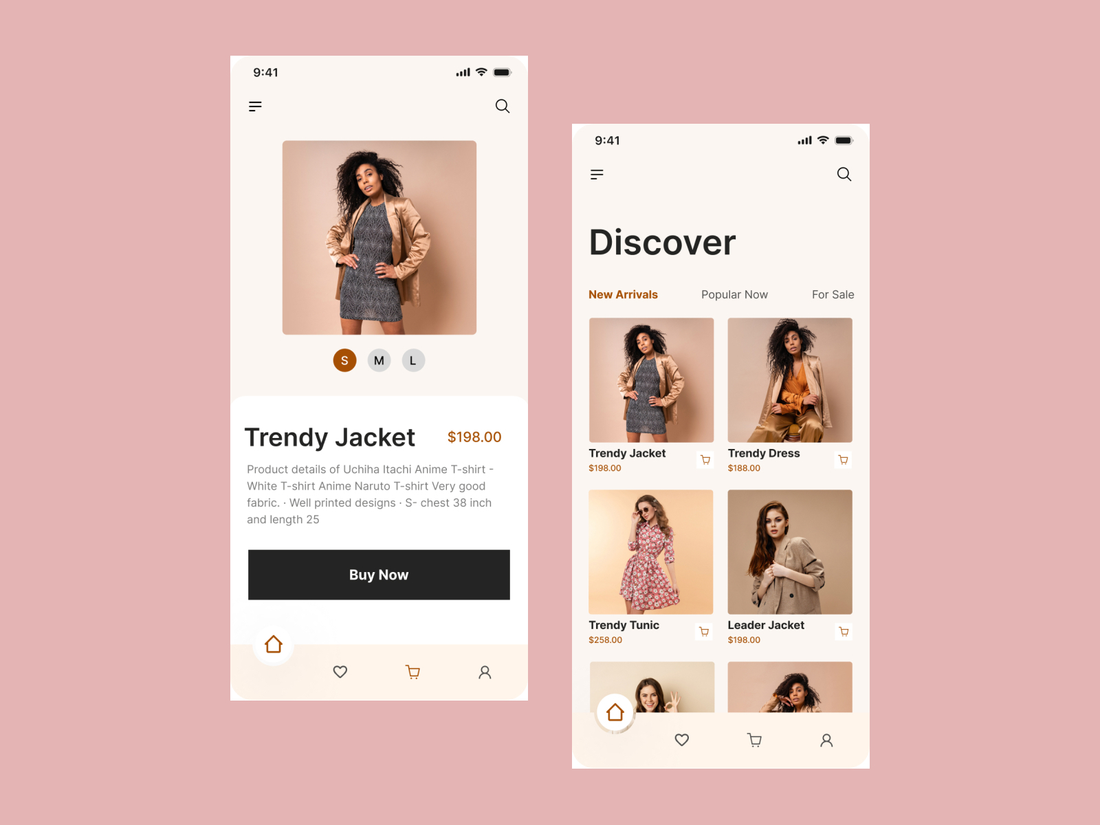 Fashion App Design by Nasrin Akter on Dribbble