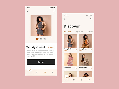 Fashion App Design