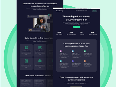 Code eLearning Landing Page