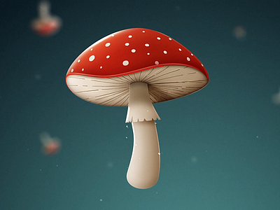 🍄 2d after effects animation mushroom