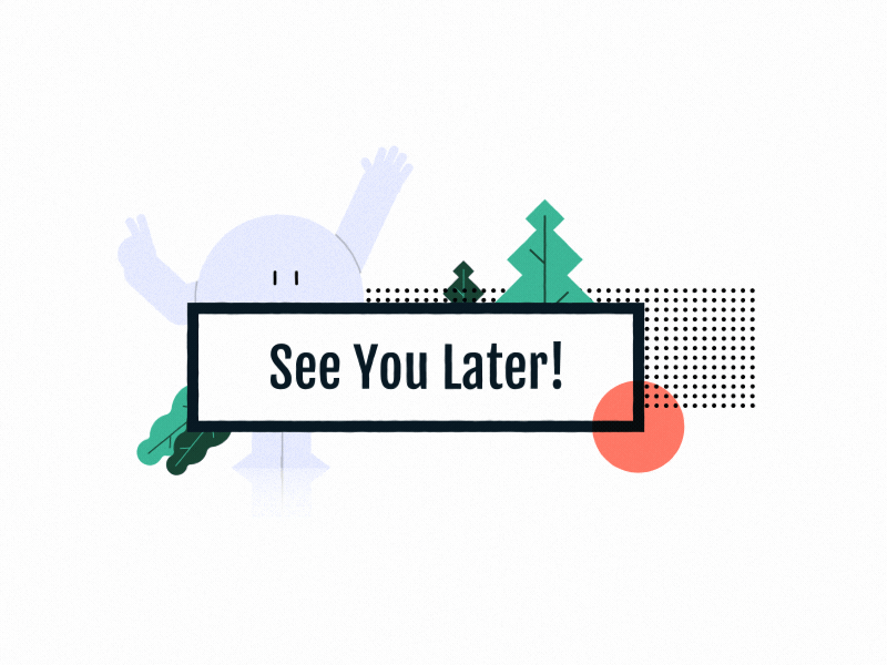 See You Later! after effects animation character rubberhose
