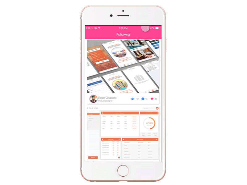 Dribble Loading bounce animation app daily ui dribbble flinto ios iphone sketch ui user experience user interface ux
