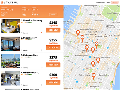 Hotel Search Exploration airbnb daily ui hotel hotel search principle protoype sketch ui user experience ux