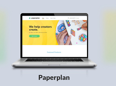 https://paperplan.co/ branding design logo uiux web design wordpress