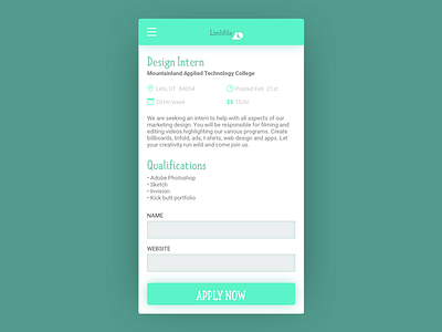 Daily UI 50 Job Listing