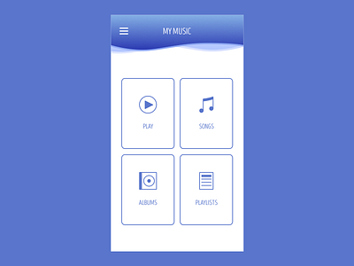 Daily UI 83 Button 9:06pm buttons icons music songs