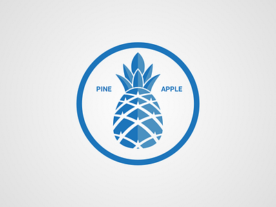 Daily UI 88 Avatar 12:35am blue pineapple vector