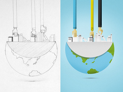 Product Concept Illustration conceptual education graphic illustration minimal product vector web