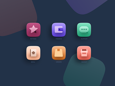 Business app icons