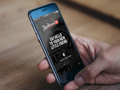 Radisson Red App Launch Screen