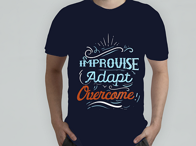 Improve Adapt Overcome branding design graphic design illustartion illustration logo teeshirt tshirt tshirt design