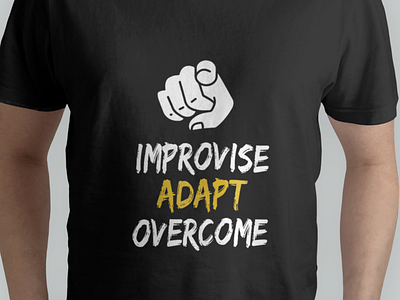 Improve Adapt Overcome branding design graphic design illustartion illustration logo teeshirt tshirt tshirt design