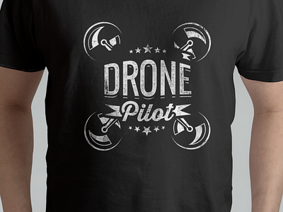 Drone Pilot branding design graphic design illustartion illustration logo teeshirt tshirt tshirt design