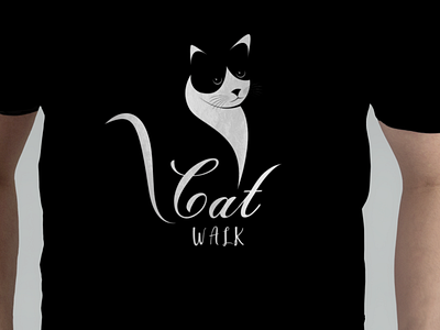 Cat Walk branding design graphic design illustartion illustration logo teeshirt tshirt tshirt design ui