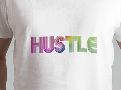 HUSTLE branding design graphic design illustartion illustration logo teeshirt tshirt tshirt design