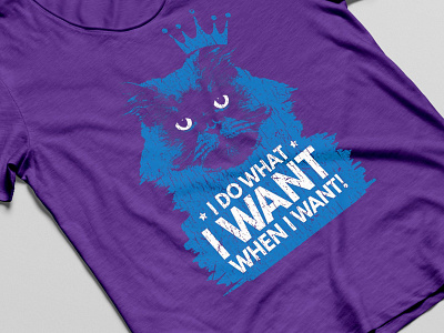 I DO WHAT I WANT - WHEN I WANT branding design graphic design illustartion illustration logo teeshirt tshirt tshirt design