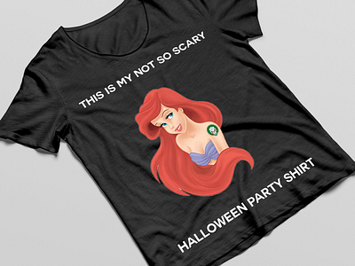 This is my not so scary halloween party shirt branding design graphic design illustartion illustration teeshirt tshirt tshirt design