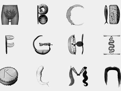Alphabet typography