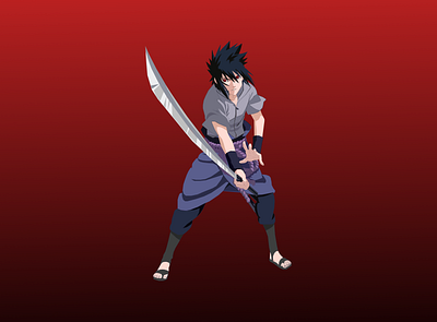 Sasuke Uchiha figma graphic design naruto vector