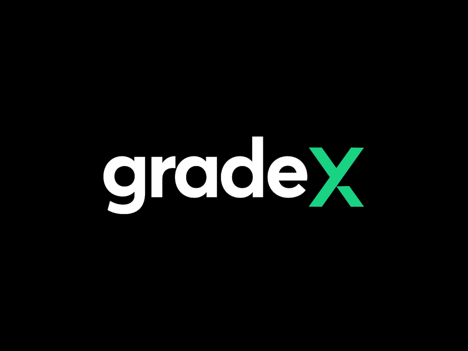 Logo Animation - GradeX animation logo minimalist