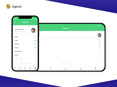 Digital Currency Wallet App UI/UX