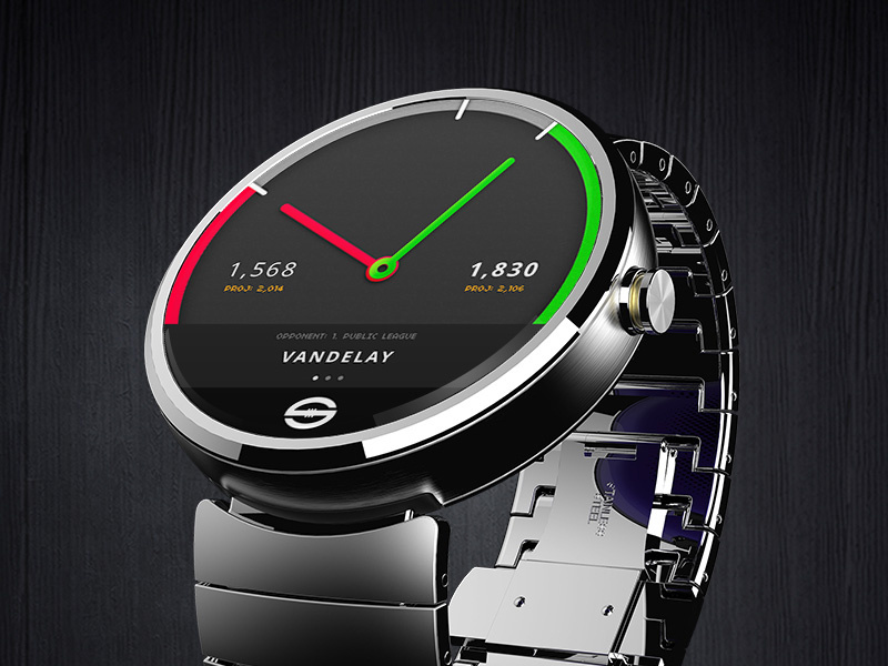 AFL SuperCoach Wear Concept android android wear fantasy sports afl supercoach watch wearable