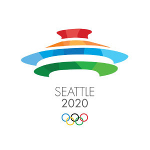 Seattle 2020 campaign logo mark olympics