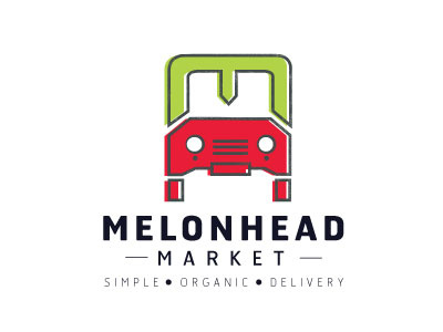 MelonHead Market branding logo mark
