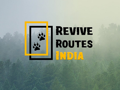 Logo Design For Revive Routes India brand identity design branding graphic design graphic designer logo design minimalist logo design revive routes india typography